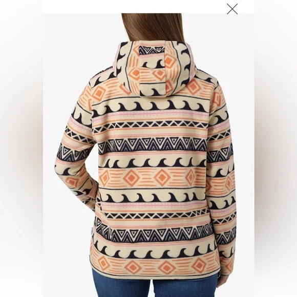 O’NEILL JOSIE HALF-ZIP HOODIE size M - Picture 2 of 4